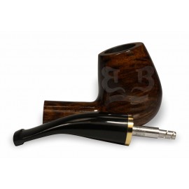 Cachimbo Bertoldi Elite Dourado – Chifre Natural (Filtro Permanente)